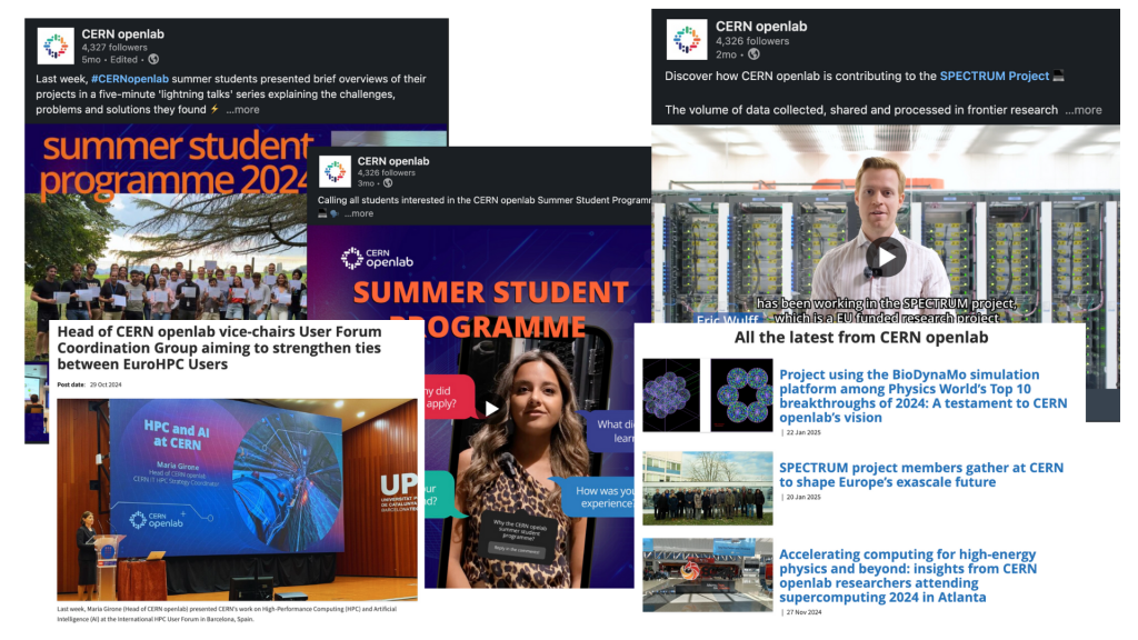 Image of social media posts