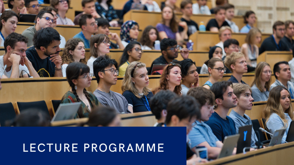 Photo of one of the CERN lecture programme moments in CERN's main auditorium